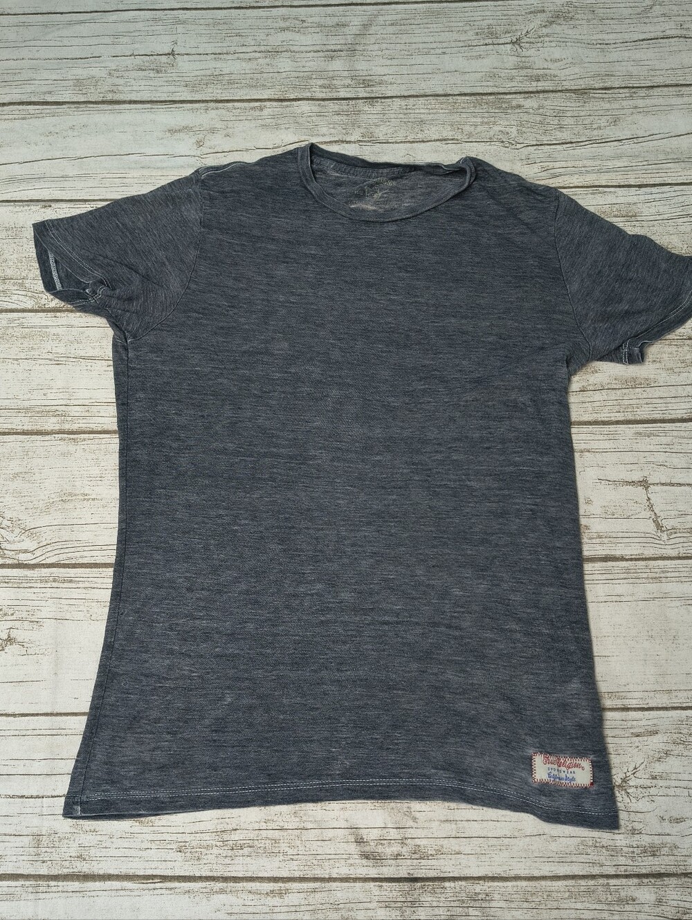 Vintage True Religion Grey T Shirt Made In USA Y2k Size Small